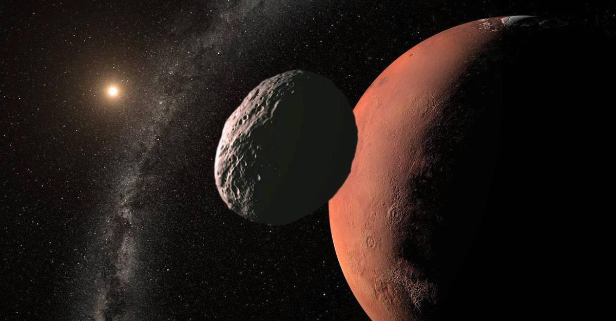 Gli scienziati hanno descritto il nuovo asteroide troiano, che condivide la sua orbita con il Pianeta Rosso