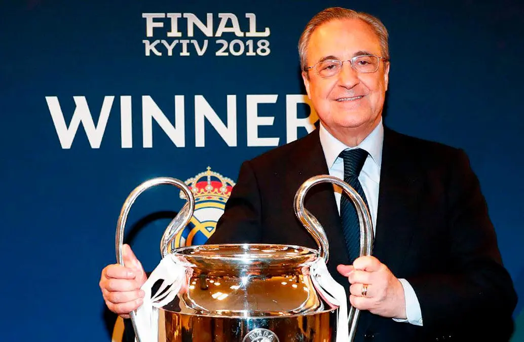 Florentino Pérez ganó 6 champions como presidente del Real Madrid. FOTO. <b>X REALMADRID</b>