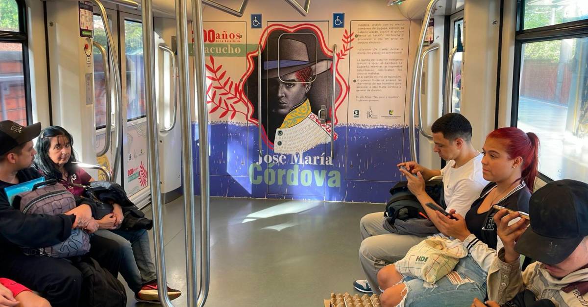 El Metro De Medell N Estrena C Vica Y Dise Os En Sus Trenes As Es El Homenaje A Jos Mar A C Rdova