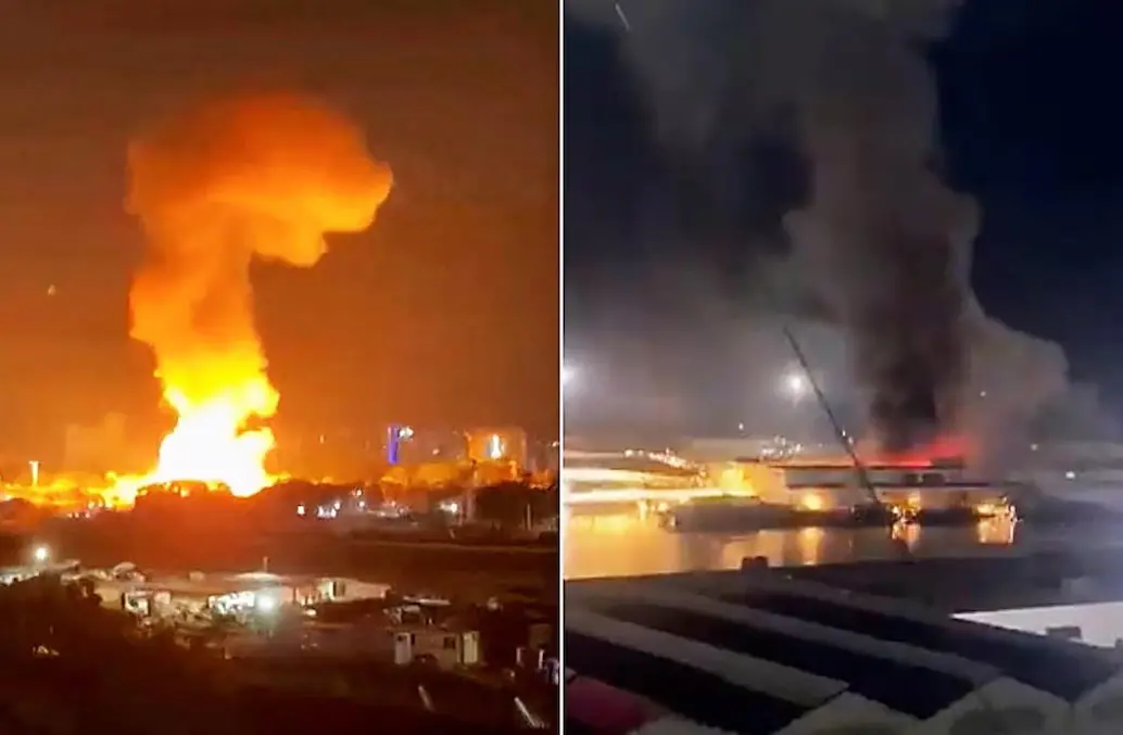 Bombardeos de Estados Unidos en Venezuela en la madrugada del 3 de enero. FOTO: Tomada de redes.