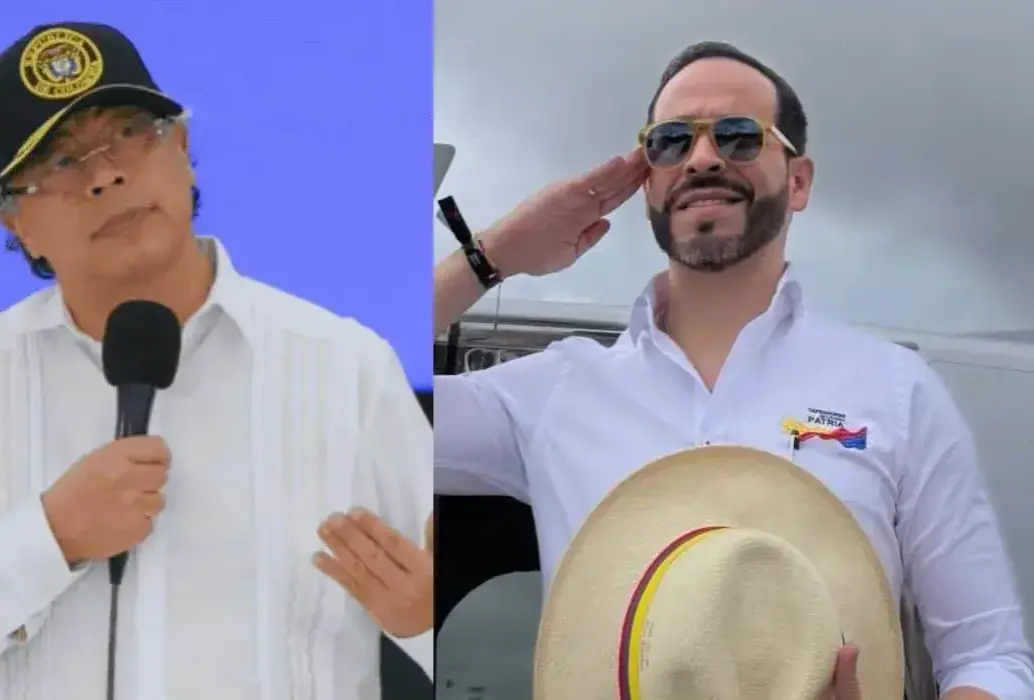 El saliente presidente Gustavo Petro y el electo presidente Abelardo de la Espriella. Fotos: Presidencia-Colprensa