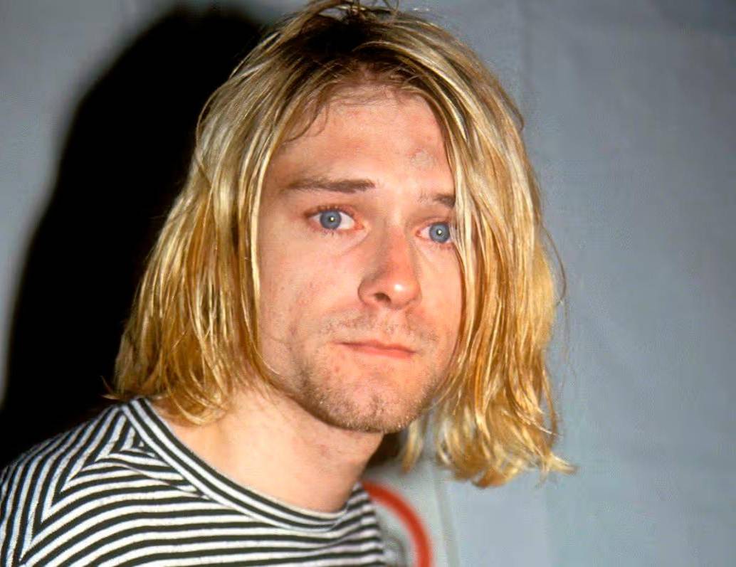 Kurt Cobain fue el líder y compositor principal de Nirvana, la agrupación que marcó un hito en la historia del rock. Foto: Getty.