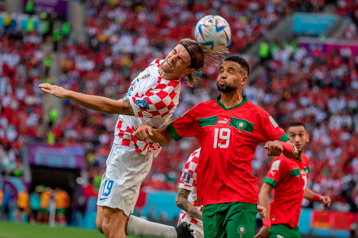 Los africanos, cerrados en defensa, les cortaron los caminos al seleccionado que tiene a Luka Modric como principal figura. FOTO: JUAN ANTONIO SÁNCHEZ