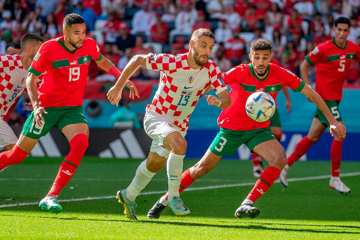 El encuentro entre Marruecos y Croacia fue primer juego del Grupo F del Mundial qatarí. FOTO: JUAN ANTONIO SÁNCHEZ 