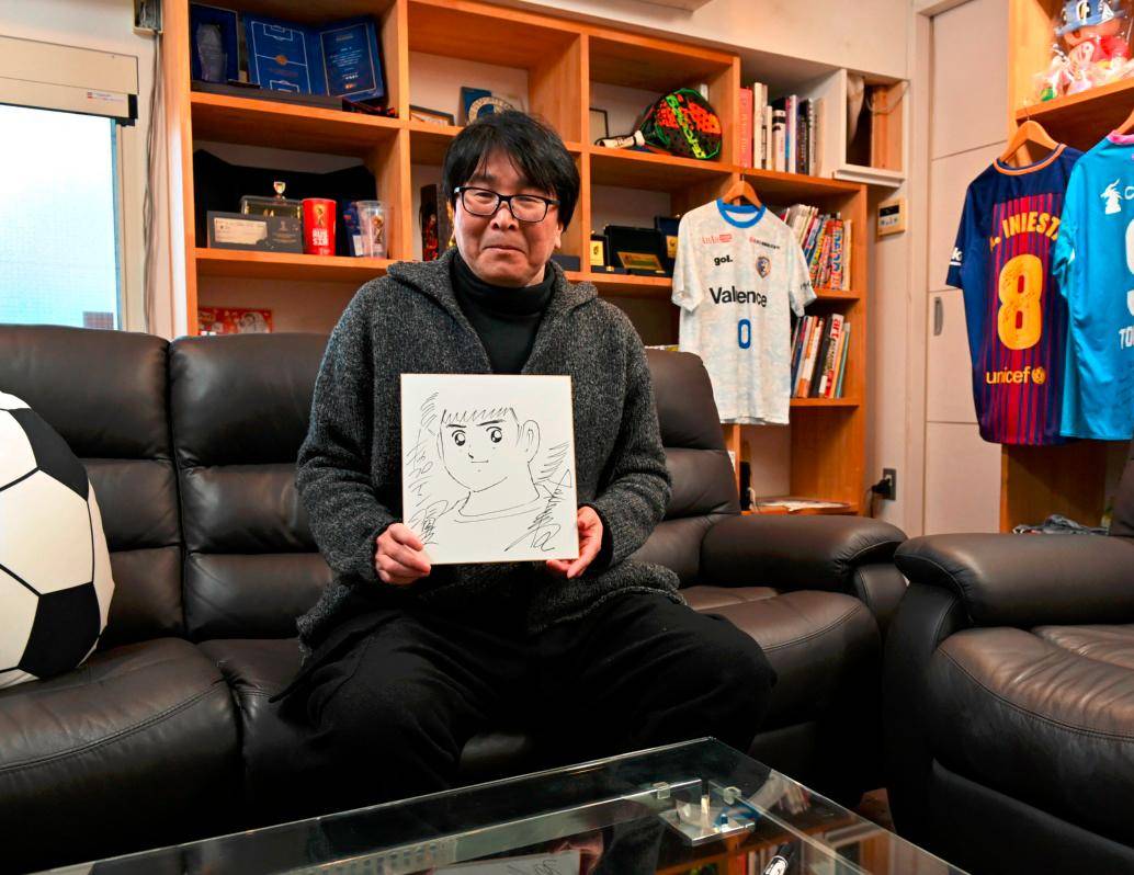 Yoichi Takahashi creador de <i>Supercampeones. </i>Foto: AFP. 