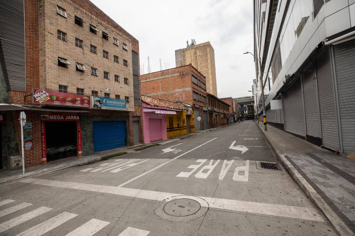 Sector comercial del Hueco en el centro de la ciudad. Foto: Camilo Suárez