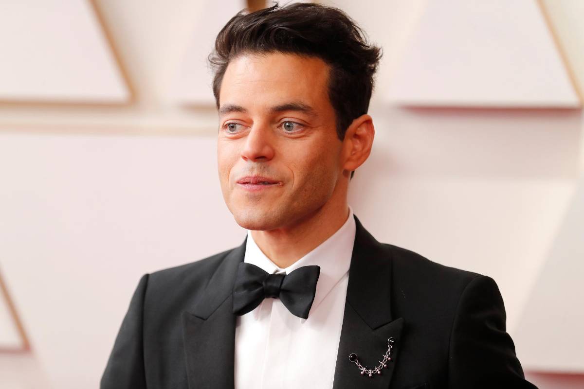 Rami Malek también asistió a la ceremonia. FOTO Efe
