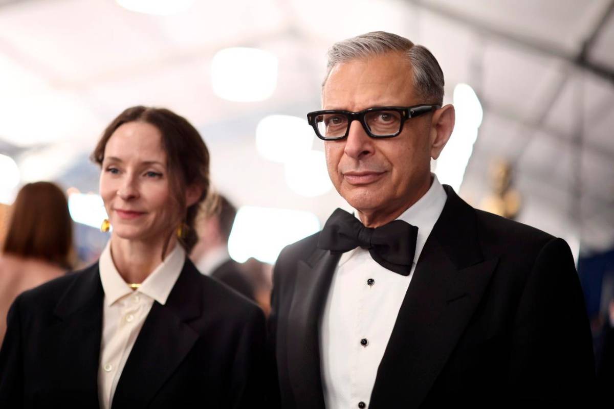 Emilie Livingston y Jeff Goldblum. FOTO Getty
