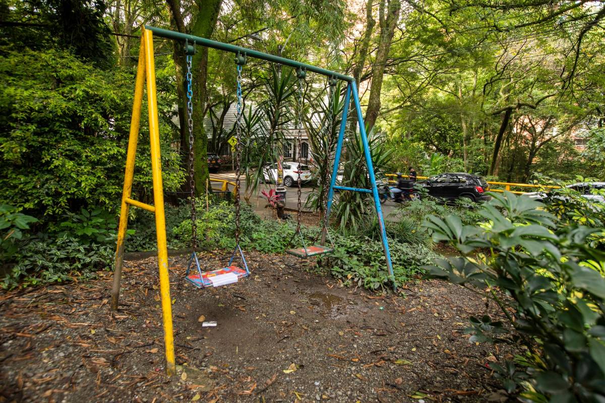 Espacios como parques y zonas de esparcimiento lucen descuidados, sin poda y en algunos casos con basuras. FOTO: Carlos Velásquez