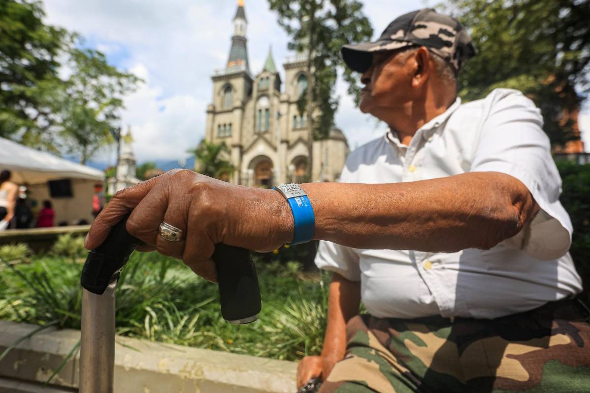 Una vez se escanea el código con un celular se pueden visualizar datos como el nombre completo del portador, su número de cédula, su tipo de sangre, su edad, su peso, así como sus enfermedades, sus alergias. Foto: Manuel Saldarriaga 