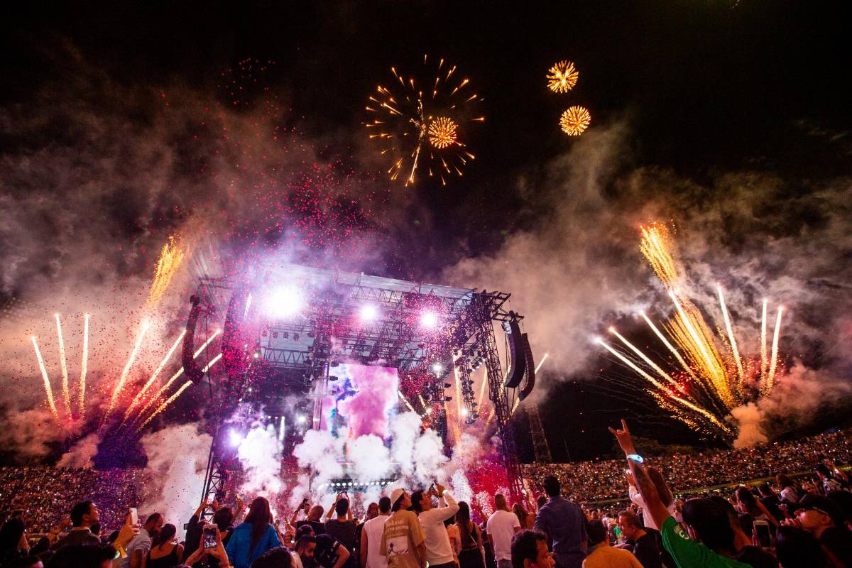 La producción sorprendió por la calidad del sonido, las luces y el innovador escenario 360 grados. Foto: Carlos Velásquez