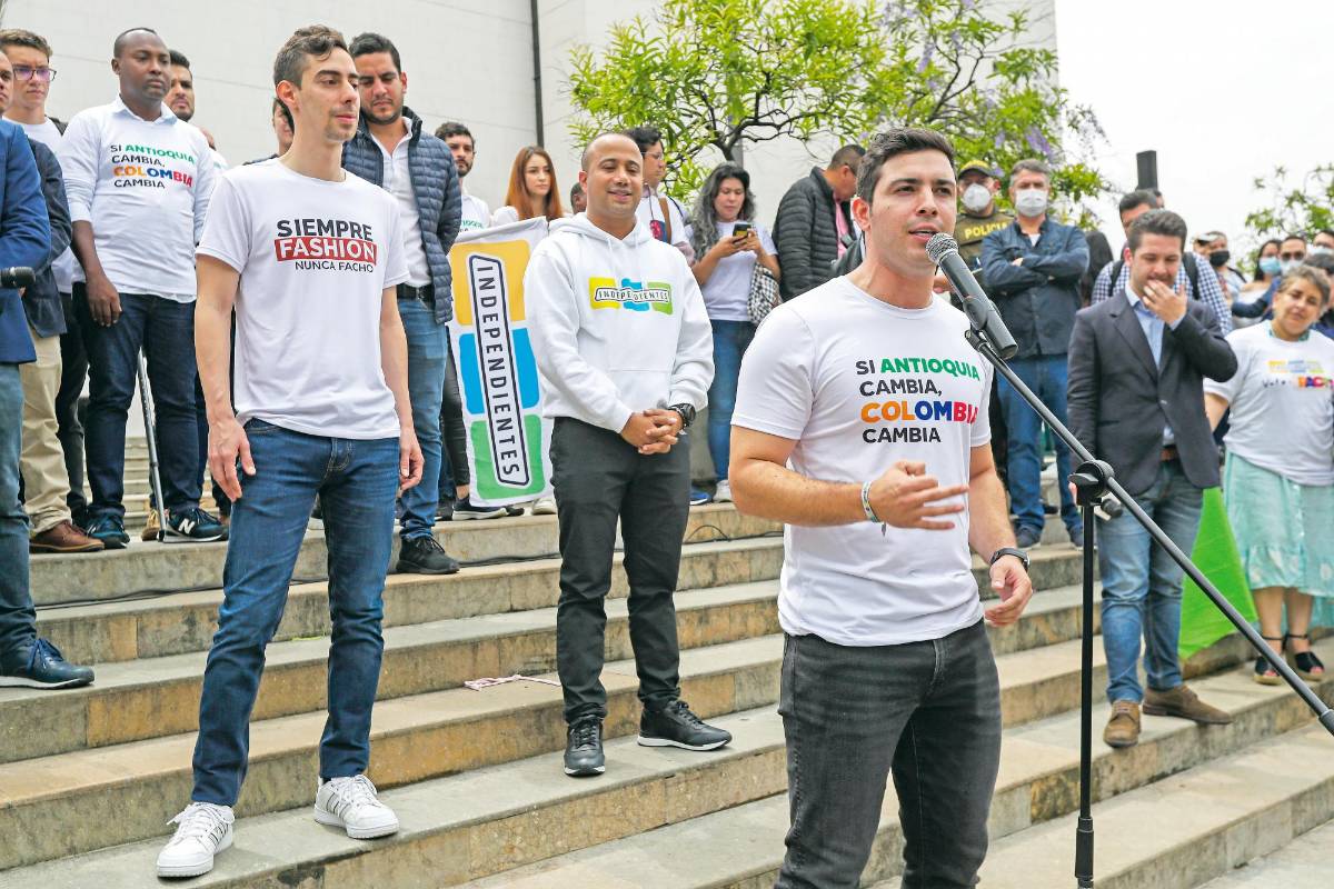 Esteban Restrepo fue secretario de Gobierno y renunció para adherirse al pacto después de un consejo de gobierno. Foto Manuel Saldarriaga