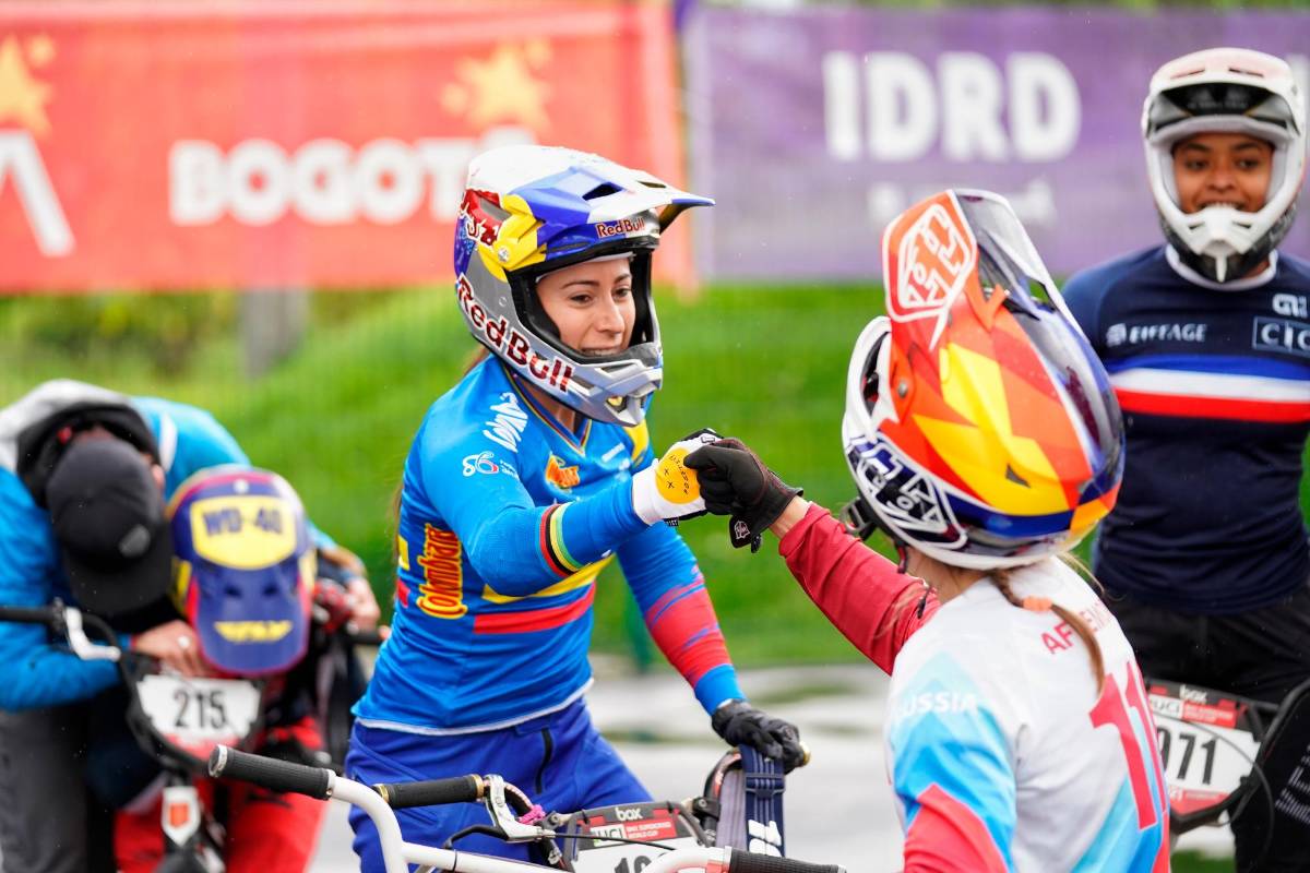 Mariana agradece el gran esfuerzo que hicieron los organizadores para realizar la Copa Mundo en Colombia. Foto: Colprensa