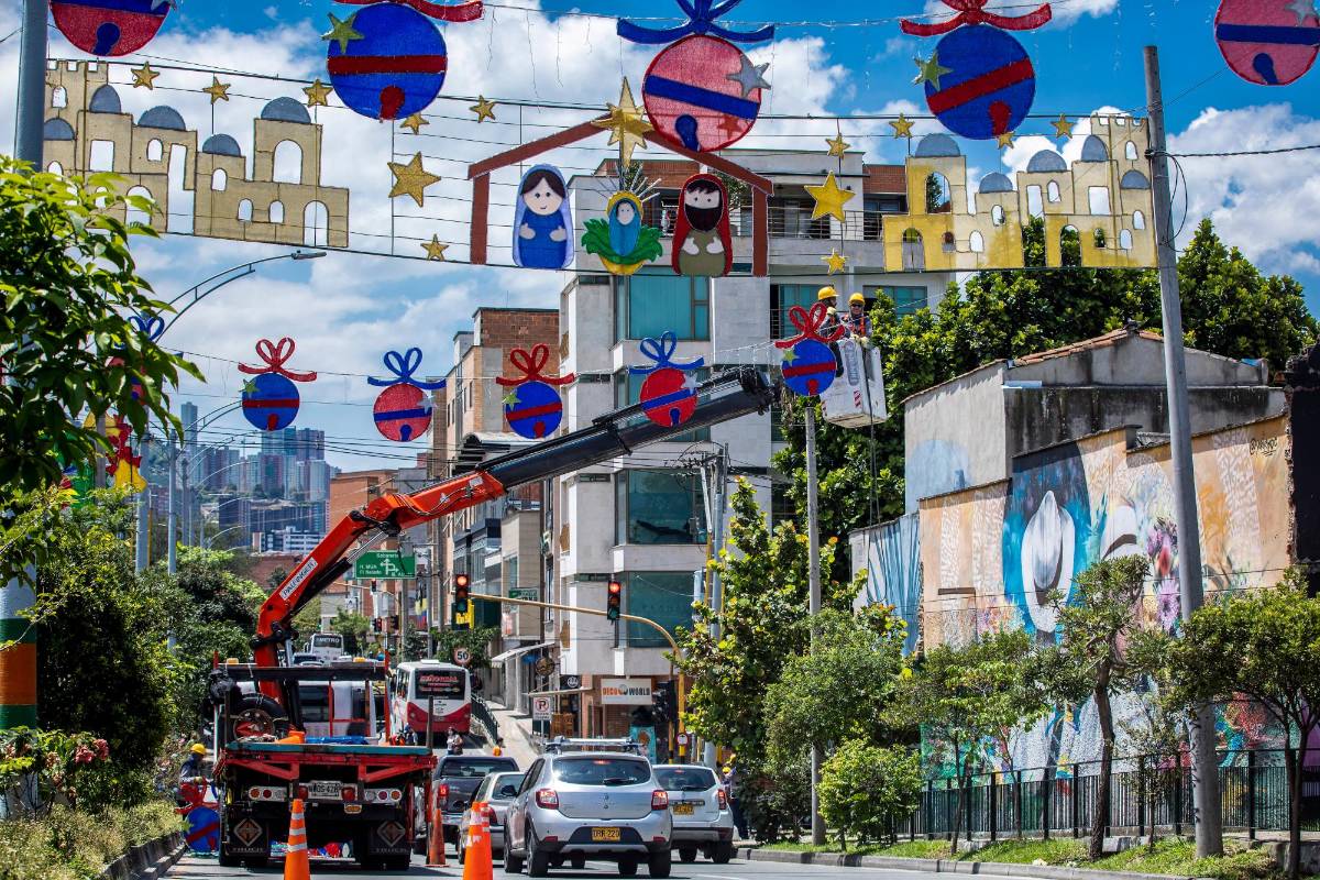 Viaje al centro de la navidad será la temática del alumbrado Navideño para este año 2021. Foto: Camilo Suárez