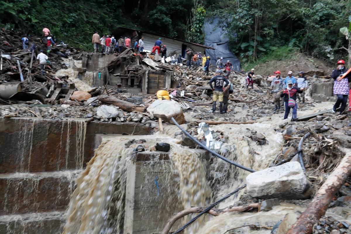El director del Dagrán, Jaime Enrique Gómez, explicó que la tragedia ocurrió luego de fuertes lluvias. Foto: Manuel Saldarriaga