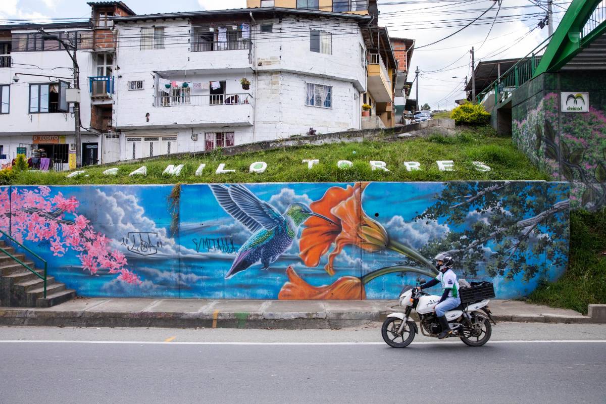 En las intervencions también se destaca la flora y fauna del departamento. Fotos: Carlos Velásquez
