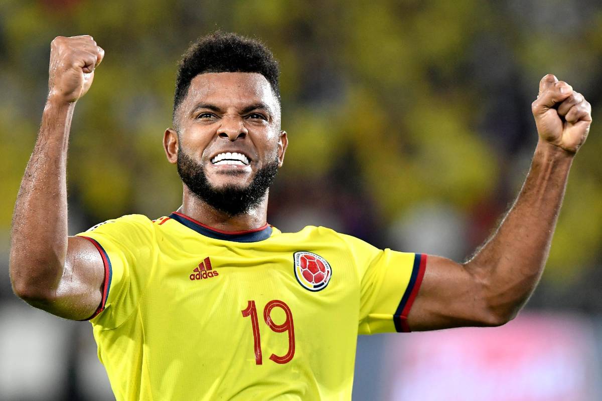 A los 18 minutos con el gol de penalti Miguel Ángel Borja puso a ganar a La Selección Colombia frente a Chile. Foto: Getty