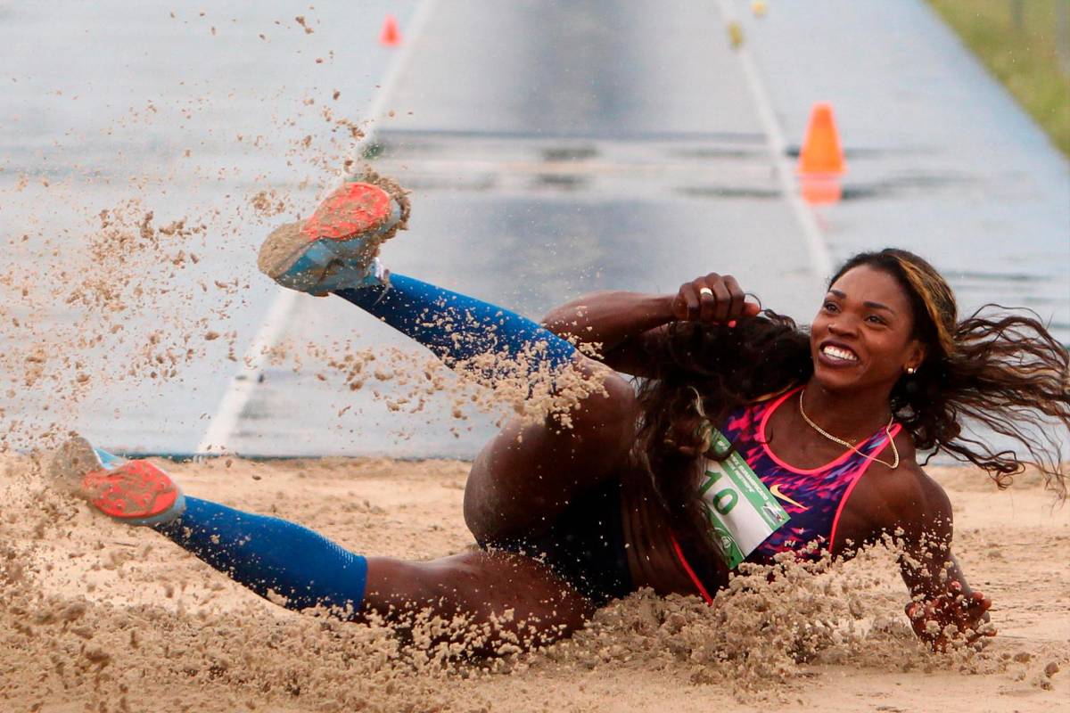La apartadoseña y medallista olímpica Caterine Ibargüen fue reconocida en la mejor atleta del 2018 por la Federación Internacional de Atletismo. Foto: Edwin Bustamante