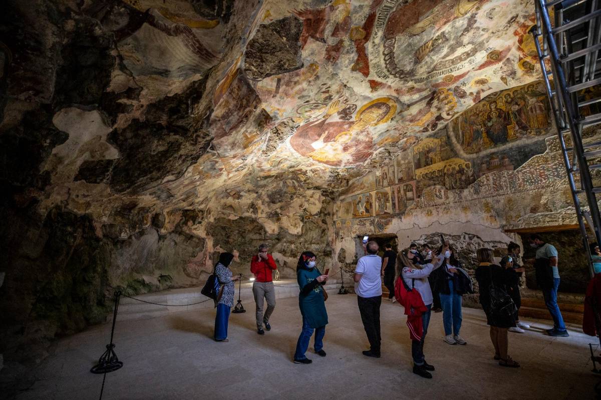 Turquía reabrió el monasterio de Sumela a los visitantes con sus nuevas secciones después de completar más de cinco años de trabajos de restauración. Foto: Getty