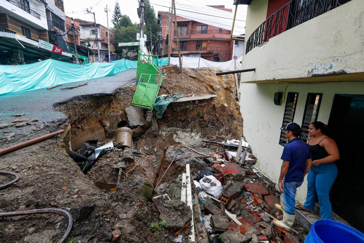 La situación tiene 20 viviendas con serias afectaciones. Foto: MANUEL SALDARRIAGA QUINTERO.