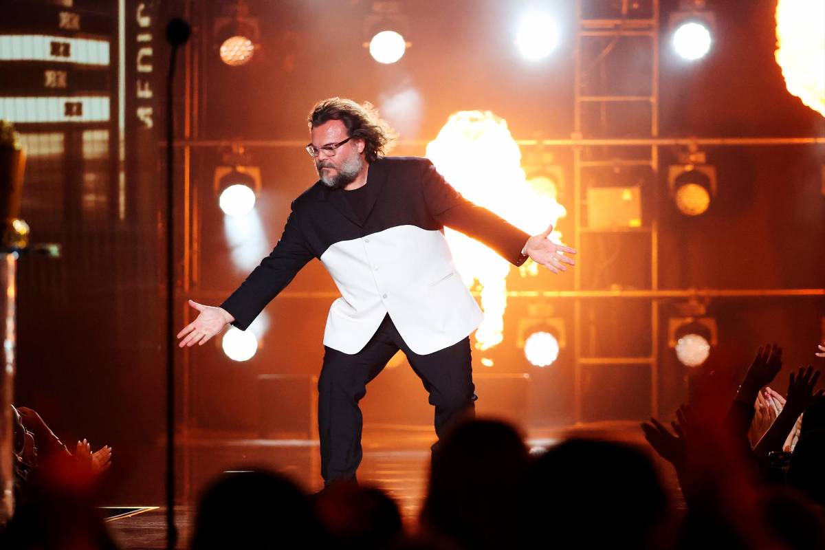 Jack Black también tuvo un reconocimiento especial y le fue entregado el premio Genio de la Comedia. Foto: Getty