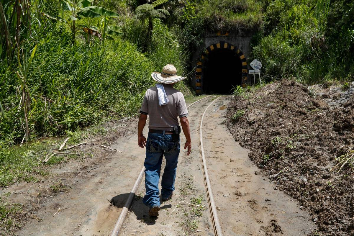 Al principio se usó por lo pobladores de estos lugares y de los sitios intermedios como la estación Limón y el túnel de la Quiebra. Foto: Manuel Saldarriaga Quintero