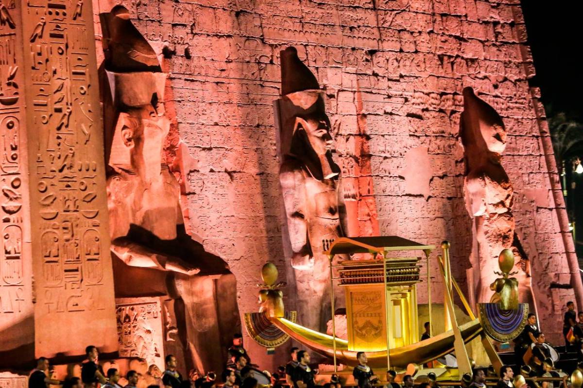 Después de años de renovación fue abierto al publico este patrimonio turístico de Egipto. FOTOS: GETTY.