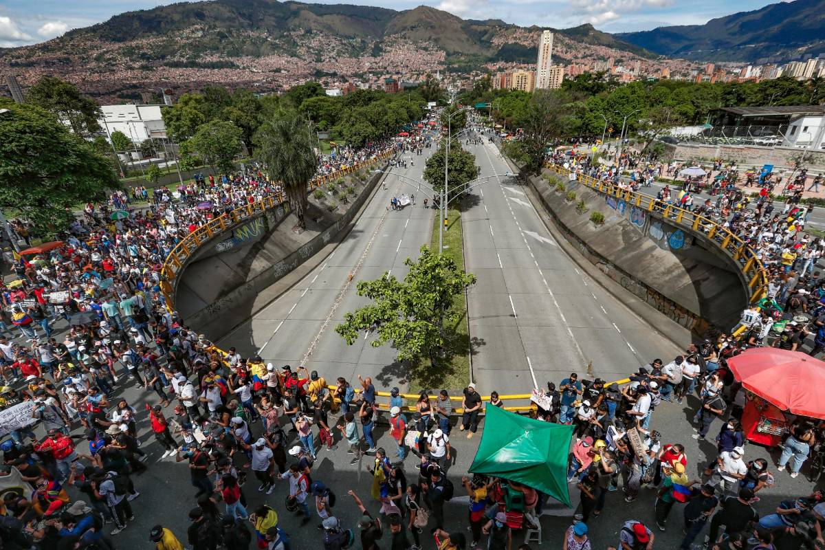 Marchas siguen en pie, a la espera de negociación con el Gobierno nacional. FOTO: Manuel Saldarriaga