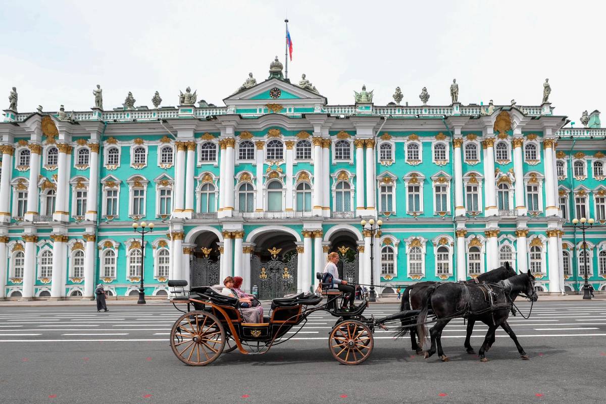El Hermitage de San Petersburgo fue creado a partir de una colección real, la de los zares de Rusia. Foto: Getty Images 