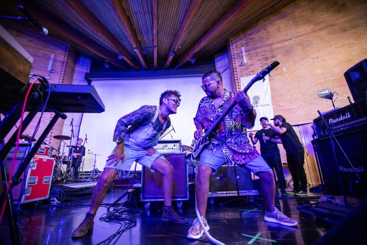 El sonido psicodélico de Vidriosos, alternativa del rock local. Foto Carlos Velásquez