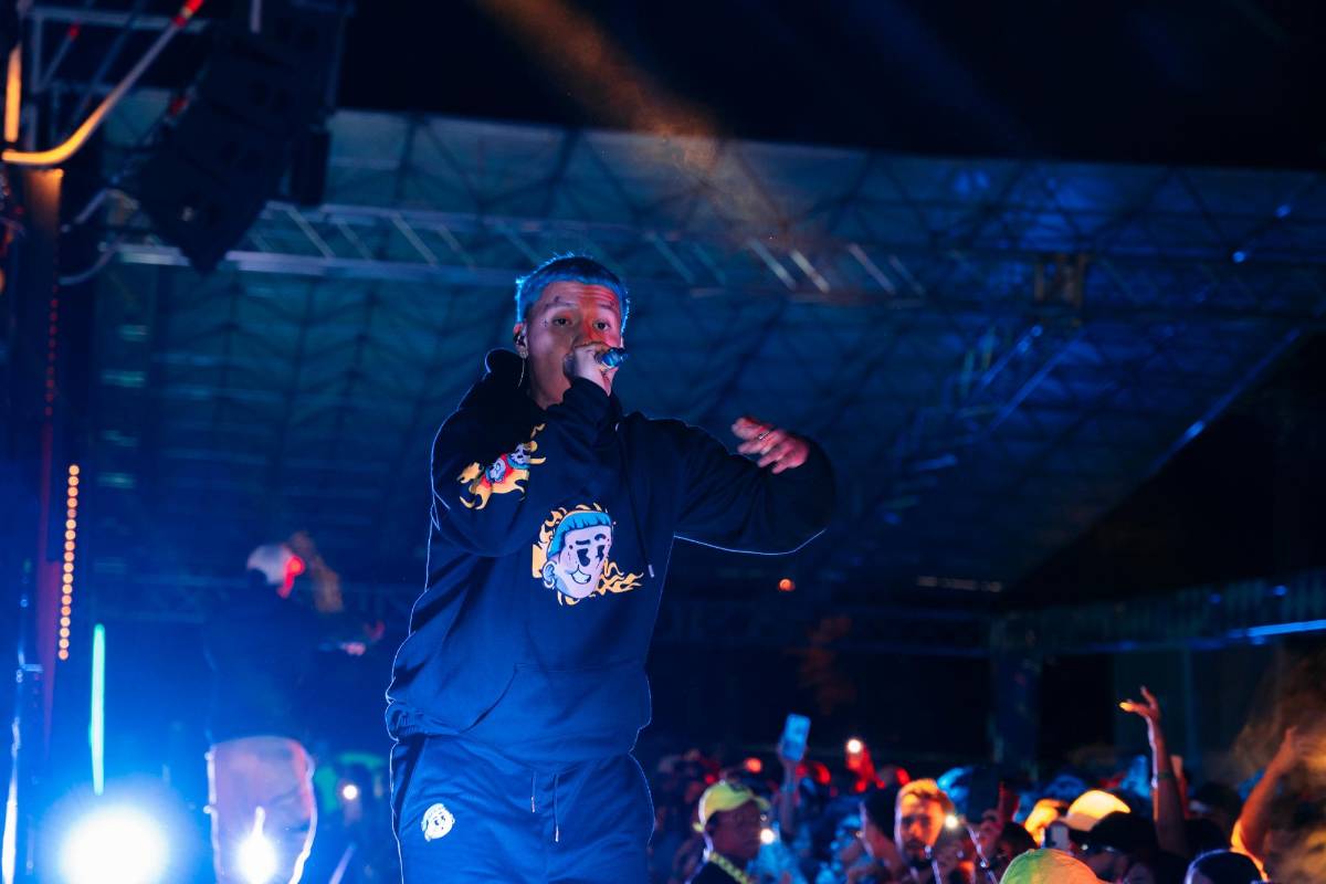 Blessd también se hizo presente, justo el día que estrenó su nuevo disco. FOTO: Cortesía