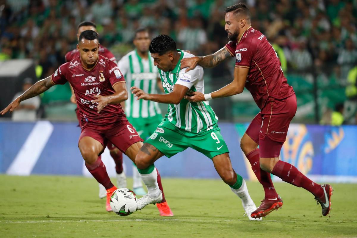 Nacional no llegaba a una final desde 2018 cuando se enfrentó, también a Tolima, en el torneo Apertura de ese año. FOTO: MANUEL SALDARRIAGA QUINTERO