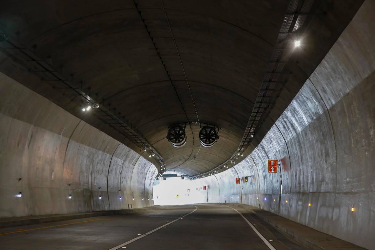 La infraestructura vial del túnel de la Sinifaná concluyó trabajos hace dos meses. Foto: Manuel saldarriaga Quintero