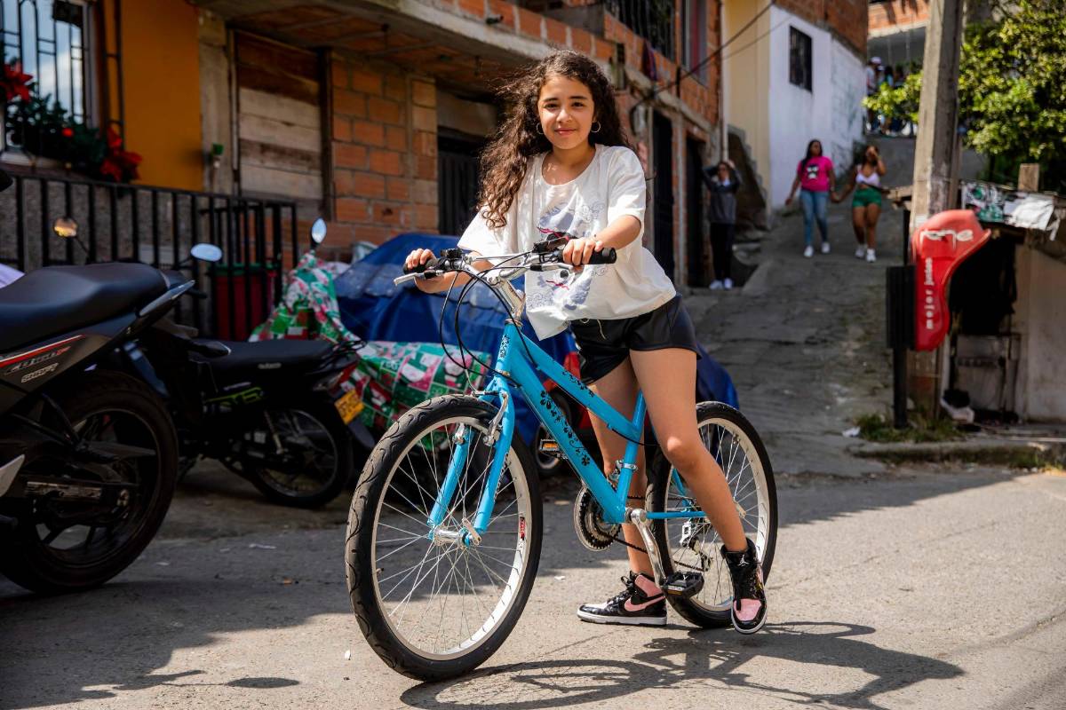 También hubo quienes estrenaron bicicleta, un regalo que nunca pasa de moda. Foto: Carlos Velásquez