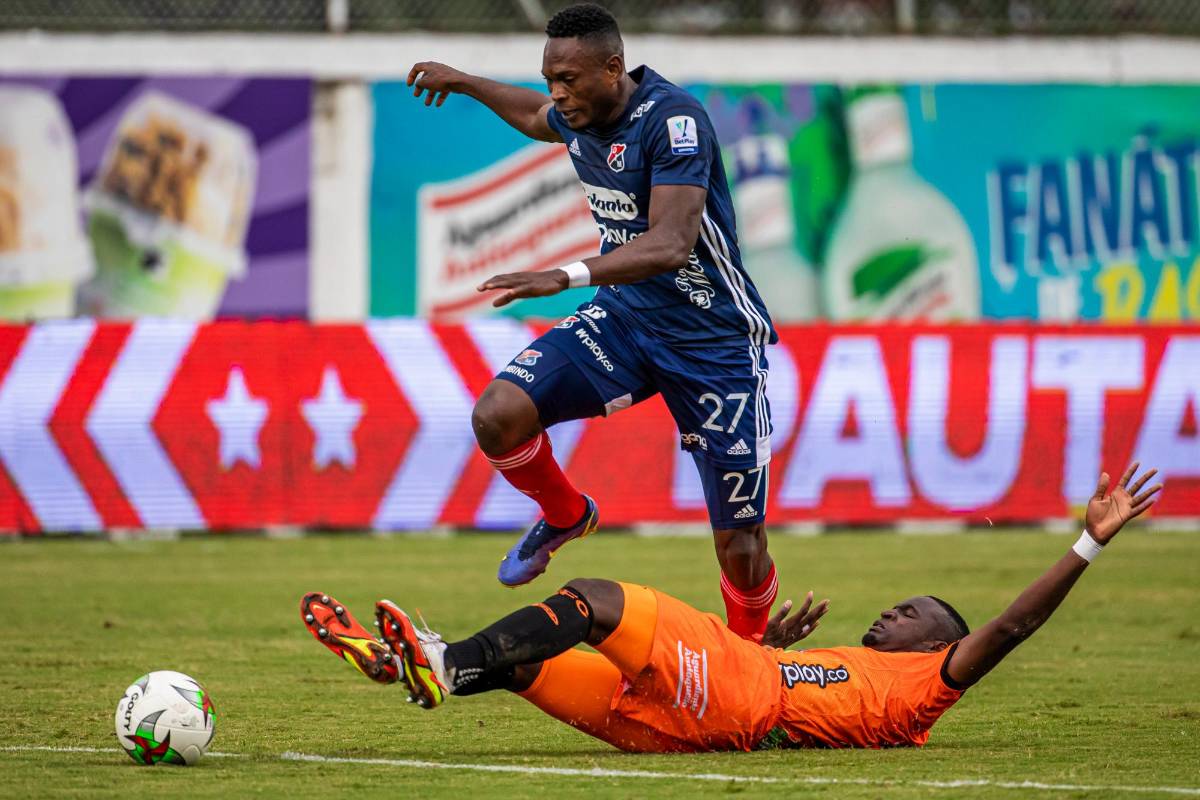 Didier Cambindo, que ingresó en el segundo tiempo, creó las opciones de peligro para el visitante. Foto: Carlos Velásquez