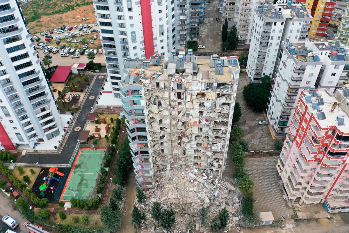 El epicentro del terremoto sería la localidad de Gaziante en Turquía, con una profundidad de 24,1 kilómetros y con una duración en superficie de poco más de 30 segundos. Foto: Getty