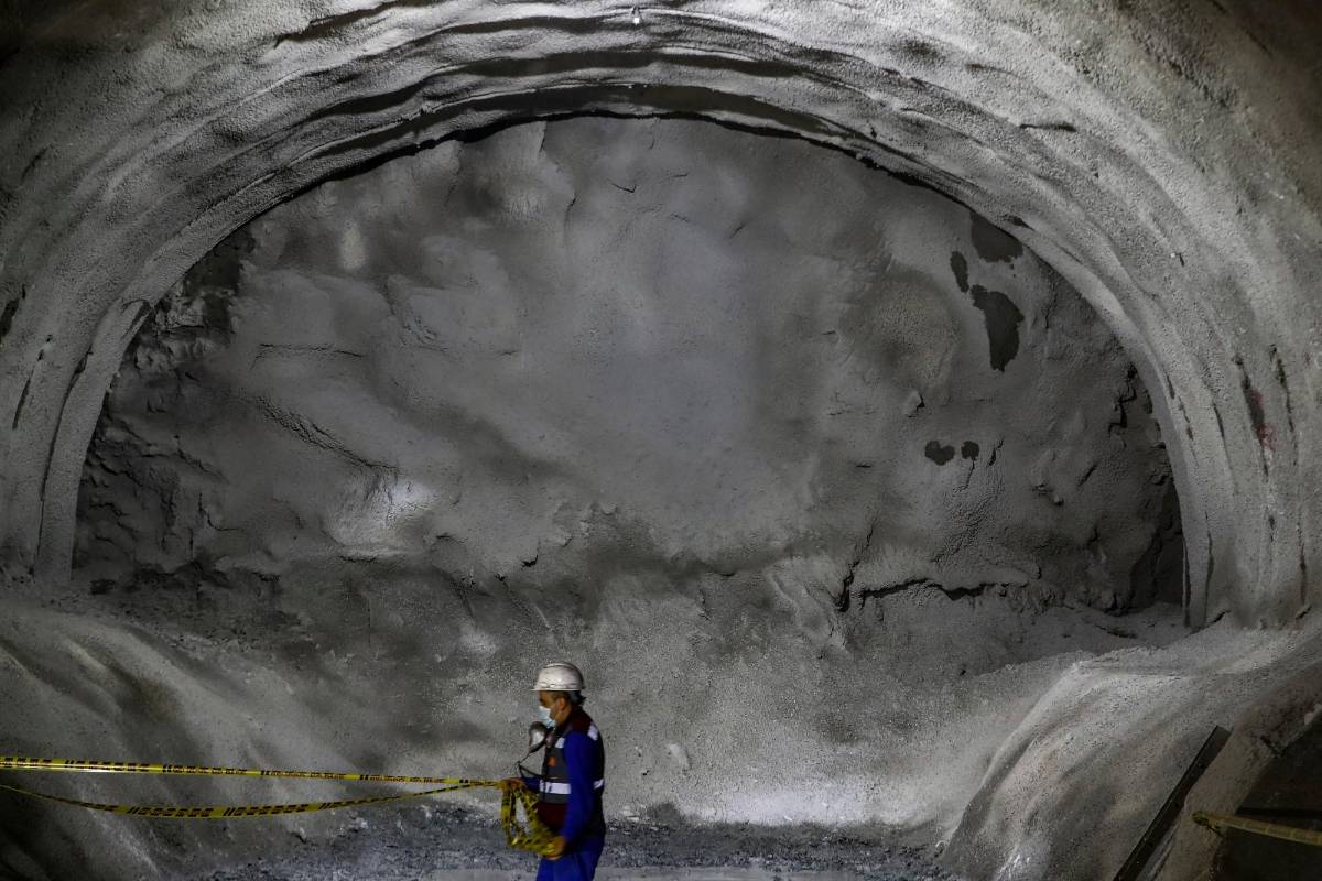 Según Covipacífico la concesionaria a cargo de la construcción de la vía, el túnel se termino un año antes de la fecha estipulada. Foto Manuel Saldarriaga