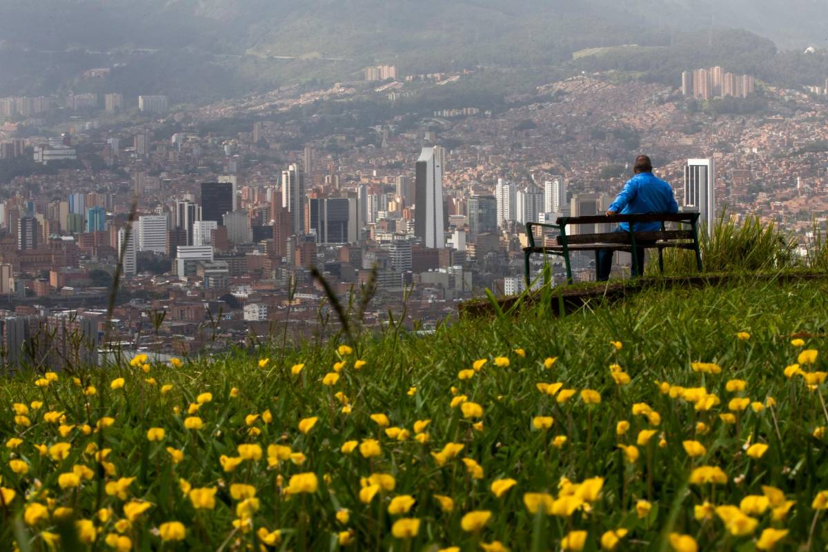 Vista del centro de la ciudad desde el cerro El Volador. Foto: Edwin Bustamante