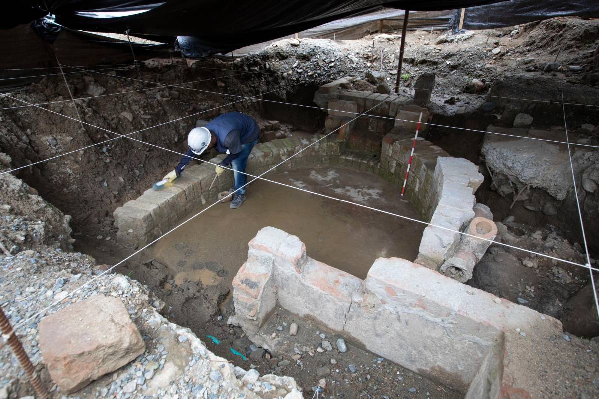 El nuevo hallazgo fue de unos 500 metros cuadrados adicionales, que esperan servir para ayudar a construir el Pabellón del Agua. Foto: Edwin Bustamante
