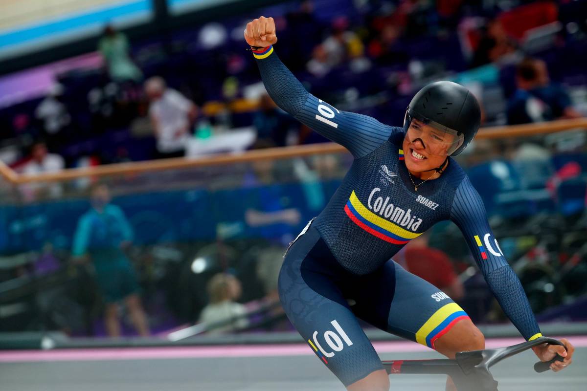 La antioqueña Stefany Lorena Cuadrado Flórez lo volvió a hacer, partía como favorita y demostró en el velódromo que es la nueva reina del ciclismo de pista. Foto: Getty