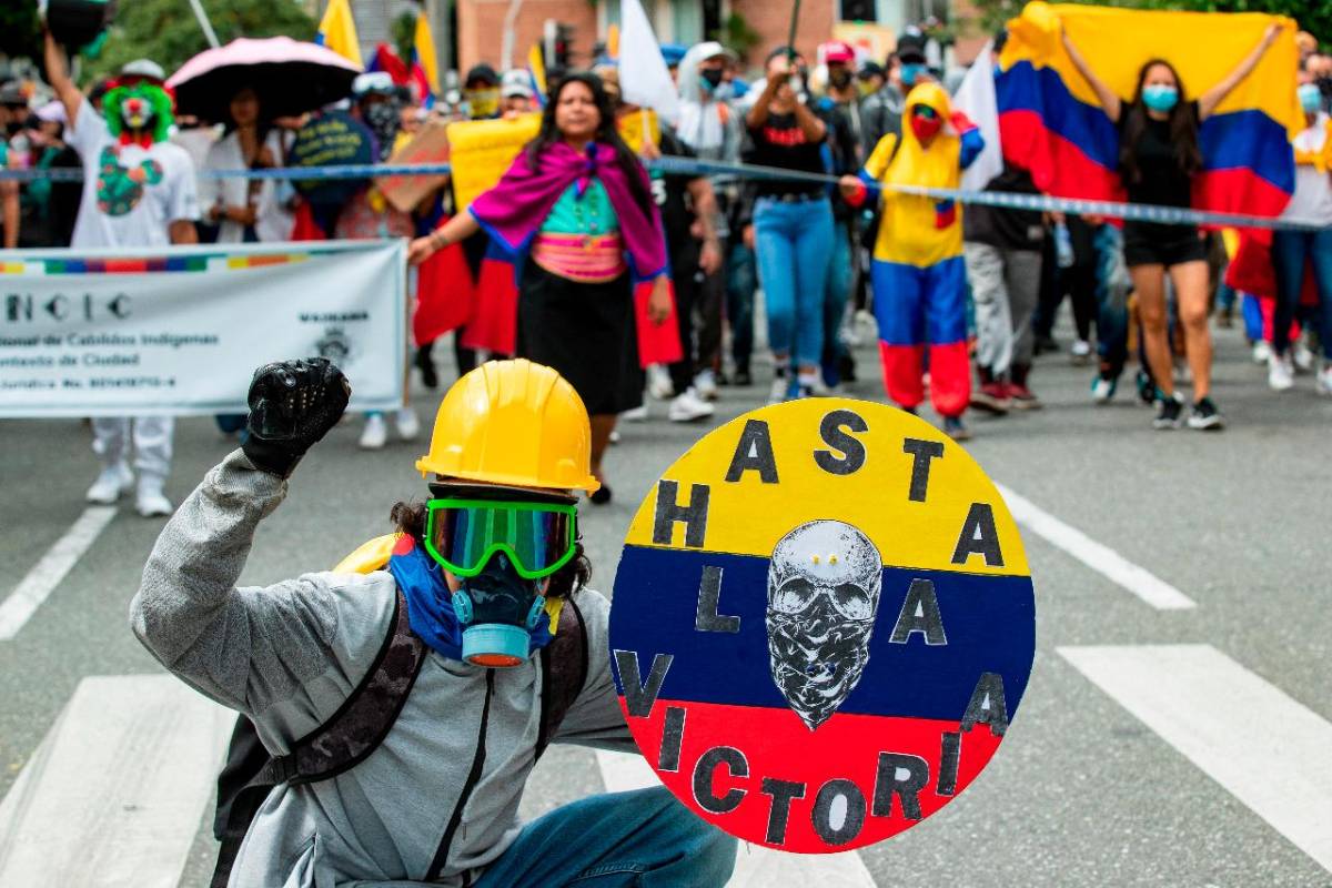 El 28 de abril se dieron las primeras marchas en la ciudad y aún siguen siendo masivas las manifestaciones. Foto: Jaime Pérez