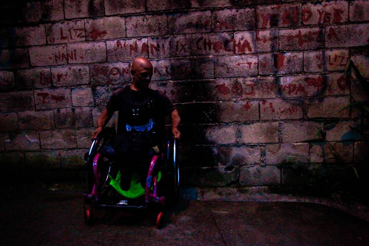 Pide ayuda para que se le abran oportunidades que le permitan practicar gravity bike de forma segura. Foto : Camilo Suárez Echeverry