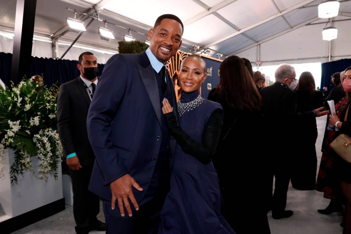 Will Smith y su esposa Jada Pinkett Smith. FOTO Getty