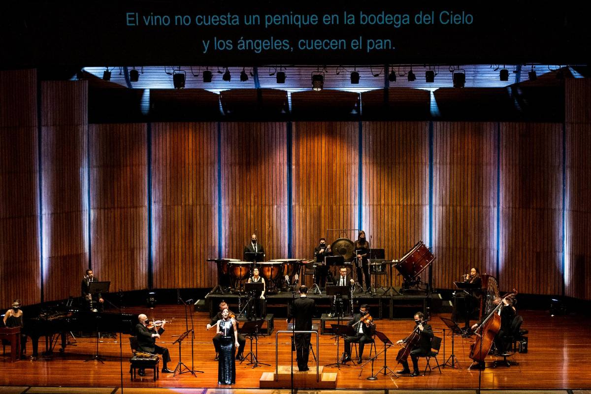 La orquesta se presentó en la noche del sábado con un aforo reducido de público. Foto: Jaime Pérez
