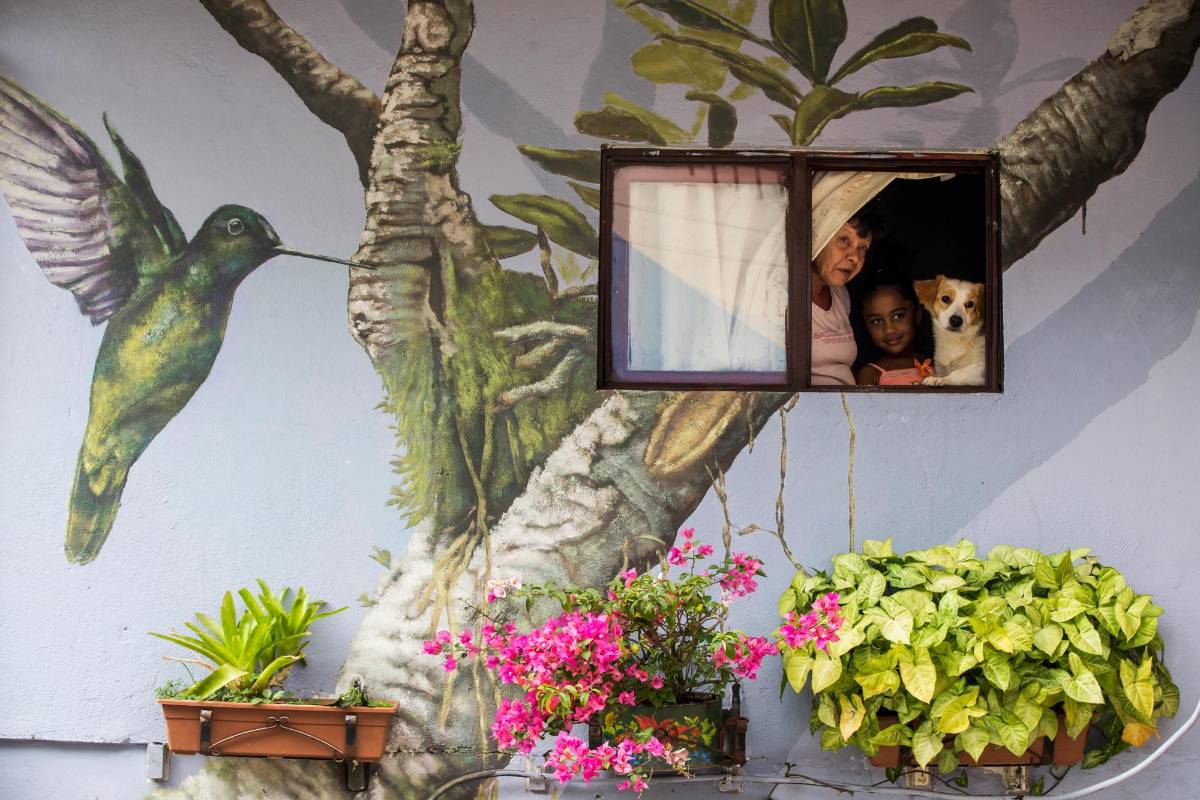Además del macromural, otros 30 murales artísticos, entre los barrios Brisas del Jardín y San José de la Cima II, tienen diferentes apuestas estéticas que cuentan historias, vivencias y hacen homenaje a líderes sociales. Foto: Julio César Herrera 