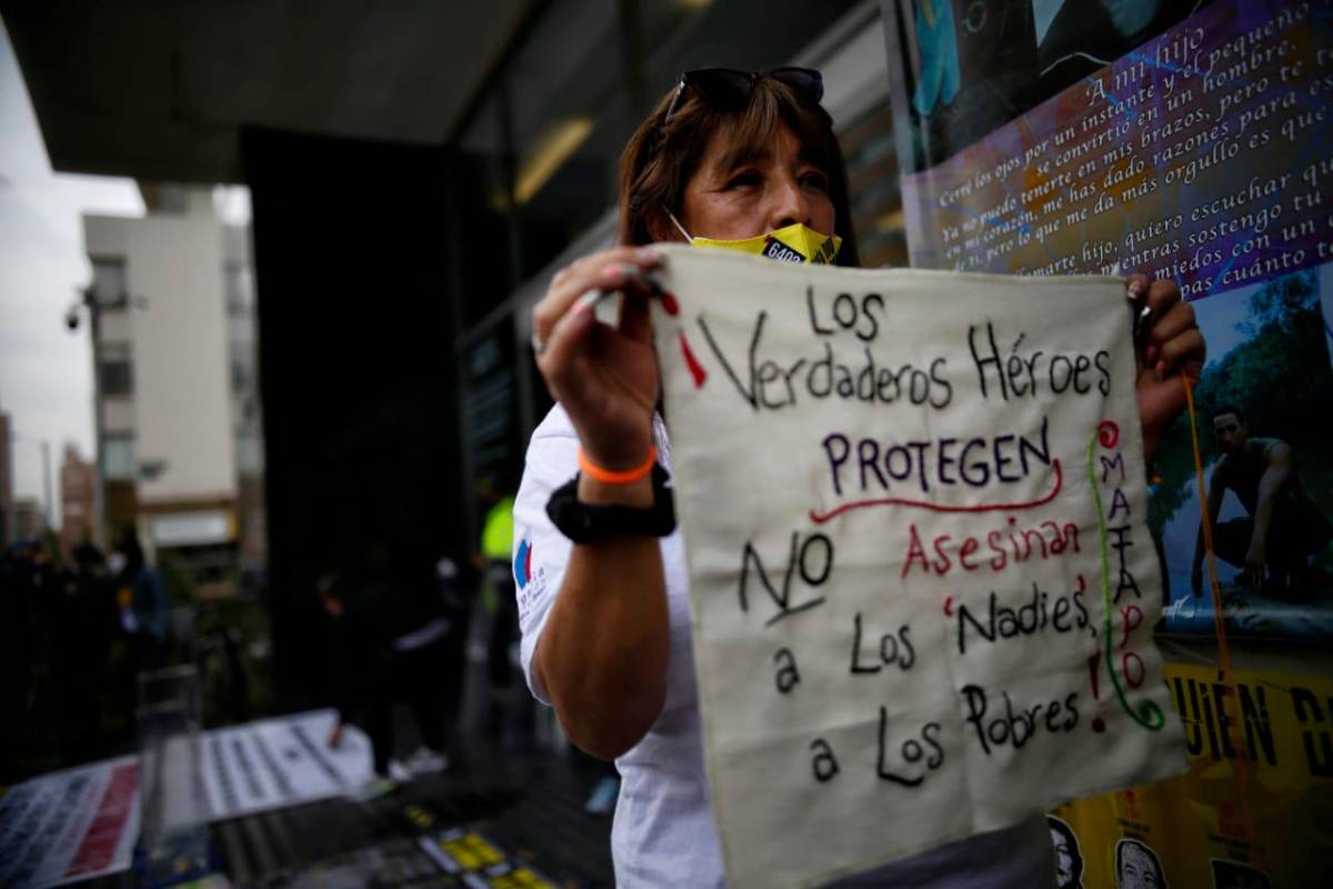 Las madres siguen clamando justicia y piden que se les reconozca como víctimas. Foto Colprensa, Sergio Acero