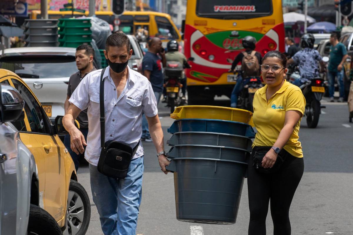 EPM afirma que el corte de agua será el más grande en los últimos 10 años y afectará a 329.384 hogares y empresas, aproximadamente un millón de personas. Foto: Edwin Bustamante