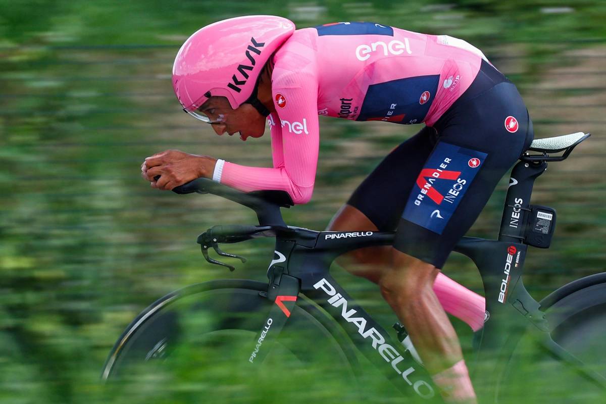 Egan logró ganar su segunda gran vuelta tras ganar el Tour de Francia en 2019. Foto: AFP