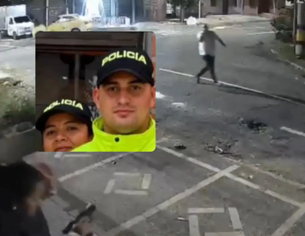 Las autoridades investigan las circunstancias en las que dos policías de la Sijín murieron durante un presunto caso de fuego amigo mientras verificaban una camioneta reportada como hurtada en Medellín. FOTO: Redes sociales.