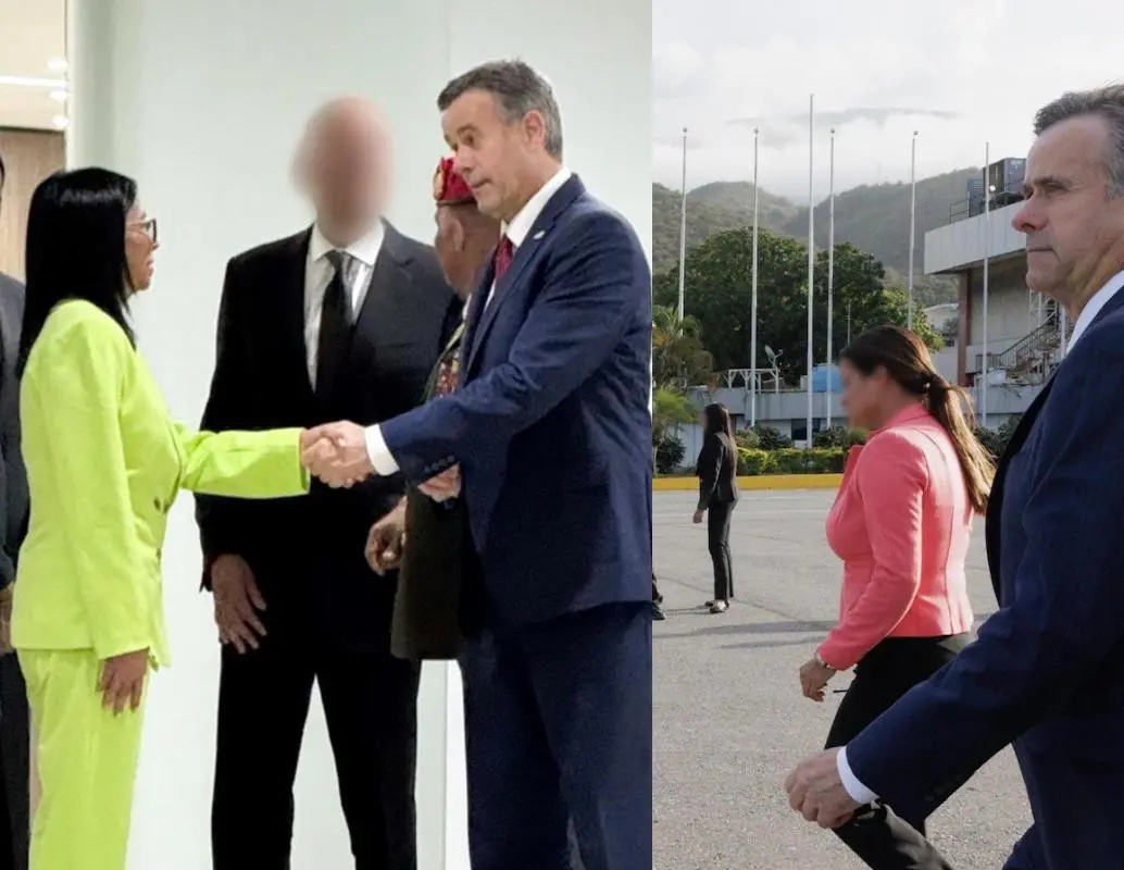 La reunión tenía el propósito de abordar temas como la cooperación en inteligencia, estabilidad económica y la lucha contra el narcotráfico, en medio de un giro clave en la relación bilateral tras la captura de Nicolás Maduro. FOTO: redes sociales. 